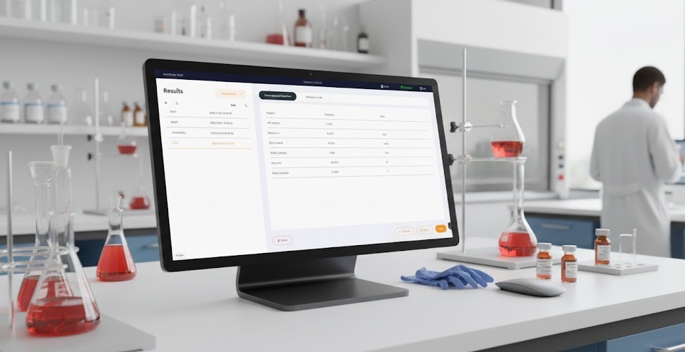 NMR AI Analyzer results